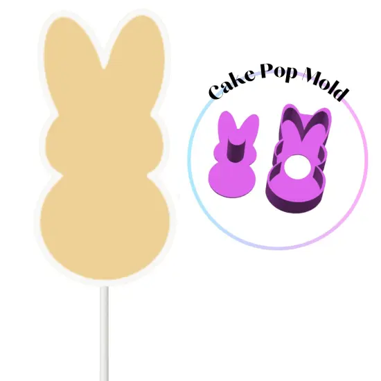Peeps Rabbit Cake Pop Mold {1}