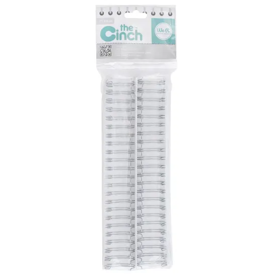 We R Memory Keepers 71008-0 The Cinch Book Binding Wires, 0.75", Silver {1}