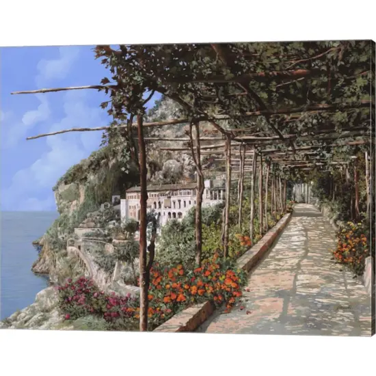L'albergo dei Cappuccini Amalfi by Guido Borelli 20" x 16" Canvas Wall Art {1}