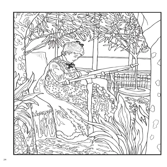 Dover Masterworks: Coloring Your Own Monet Paintings-Softcover {5}