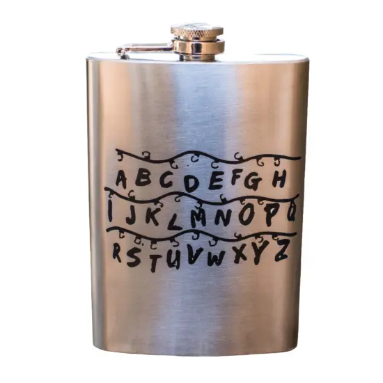 8oz Alphalights Stainless Steel Flask {5}