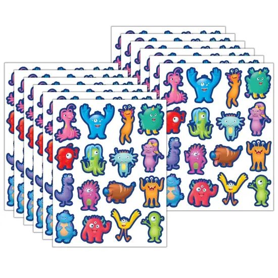 Monsters Stickers, 96 Per Pack, 12 Packs {1}