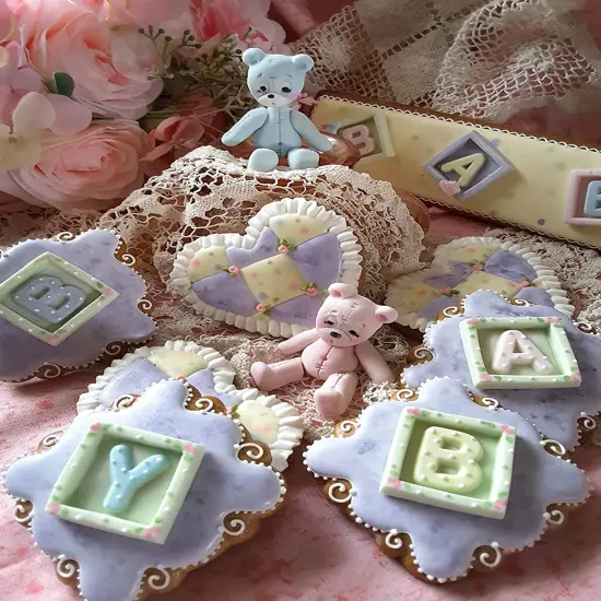 BABY BLOCKS SILICONE MOLD {4}