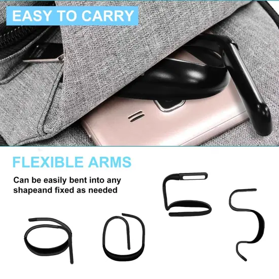 LED Neck Reading Light,Book Light In Bed,Adjustable Brightness Desk Lamp,3 Color with Bendable Arms,Suitable for Repairing,Night Running,Walking,Knitting,Camping (1PCS) {5}