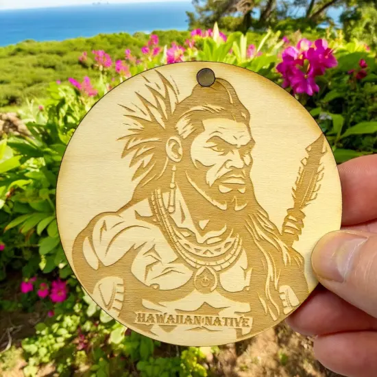 Ornament - Hawaiin Native Raw Wood {4}