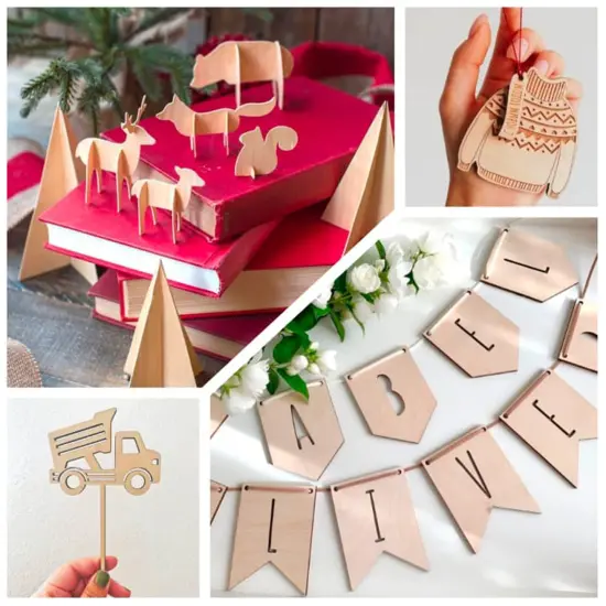 12 Pieces Basswood Sheets 12"x8"x1/16" - Thin Balsa Wood Sheets for Craft, Laser, Wood Burning, DIY Projects-Unfinished Plywood Sheets with Smooth Surfaces Can Be Cut and Painted to Any Shape {6}