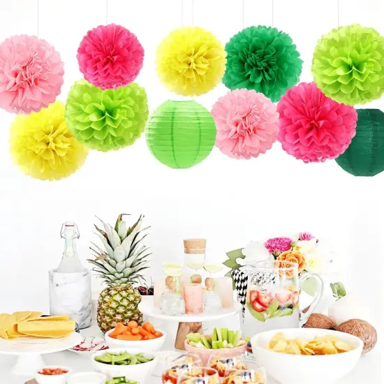 15pcs Hawaiian-Summer Pool Party-Decorations {3}