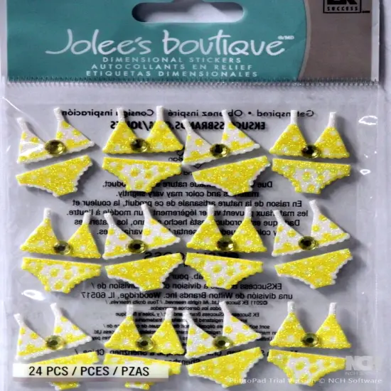 Jolee's Boutique Bikinis Repeats Dimensional Stickers {1}