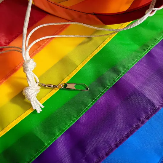 Spiral Rainbow 60 Inch Windsock by Madrona Brands | Durable Outdoor Hanging Decoration | Yard, Porch, Deck, Patio {4}