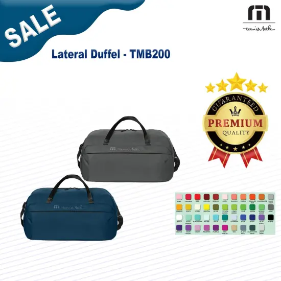 TravisMathew&reg; Lateral Duffel Graphite {2}