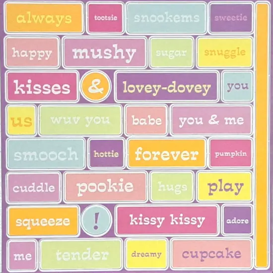 Marianne Richmond Love Expressions 12x12 Chipboard Embellishments {1}