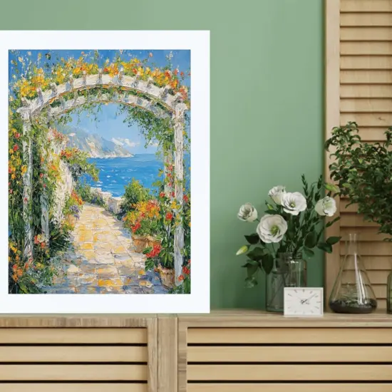 Simple Flat Matte White Wood Picture Frame 14x18 frame {6}