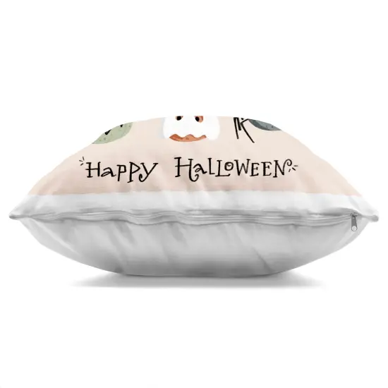 Stupell Industries Cute Halloween Costume Pumpkins Decorative Printed Pillow design by Sarah Hickman, 18 x 7 x 18 {3}