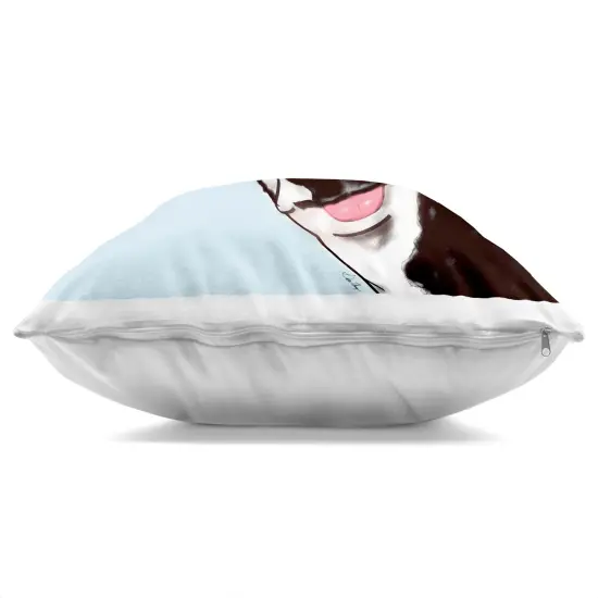 Stupell Industries Eat The Chicken Funny Cow Decorative Printed Pillow design by Stella Chang, 18 x 7 x 18 {3}