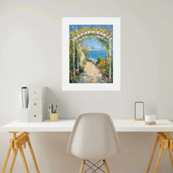 Modern Gallery Wall Gloss White Picture Frame-Office Wall Decor 9x9 frame {7}