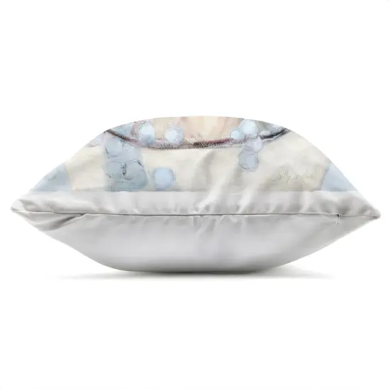 Stupell Industries Bubble Bath Lab Puppy Outdoor Printed Pillow design by Sally Swatland, 18 x 7 x 18 {3}