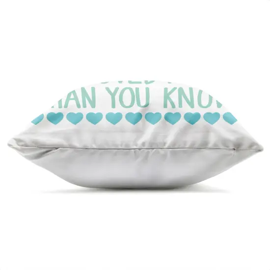 Stupell Industries Rainbow Confidence Phrases Outdoor Printed Pillow design by Sweet Melody Designs, 18 x 7 x 18 {3}