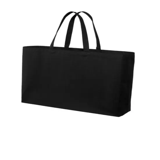 Port Authority&reg; Cotton Canvas Jumbo Tote {7}
