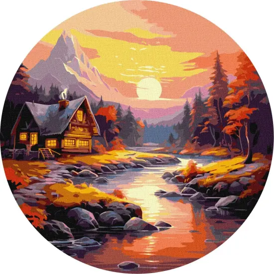 Painting by Numbers kit Mountain panorama KHO-R1020 {2}