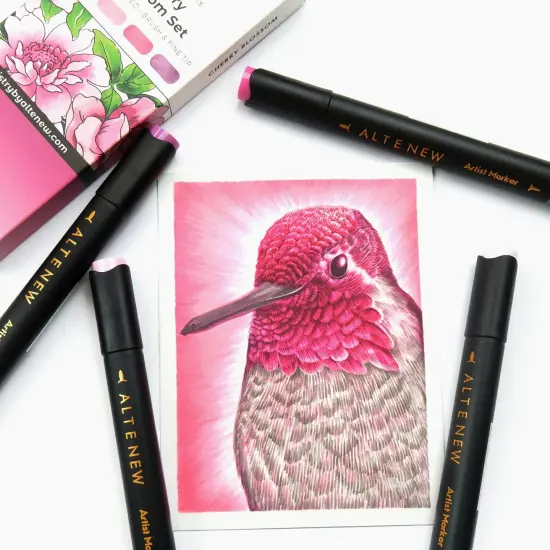 Sunshine Valley Garden Artist Alcohol Markers Set F {5}