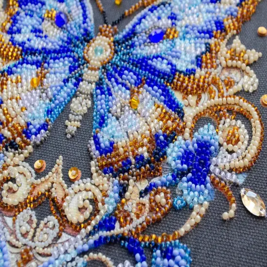 Bead Embroidery Kit - Luxurious sapphire {6}