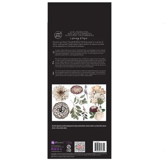 Small Transfers - Natural Flora - 3 sheets, 6"x12" {4}