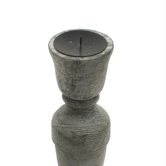Decorative Wood Centerpiece Candle Holder- 5" X 15.5" {5}