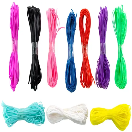 CousinDIY Fun Pack Plastic Craft Lace 80yd-Assorted Colors {3}