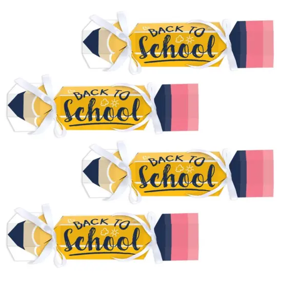 Big Dot of Happiness Back to School - No Snap First Day of School Classroom Party Table Favors - DIY Cracker Boxes - Set of 12 {1}
