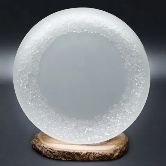 Handmade Crystal Edge Round Silicone Mold {2}