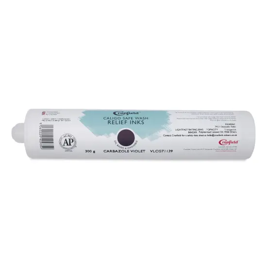 Cranfield Caligo Safe Wash Relief Ink Cartridge - Carbazole Violet, 300 g {1}