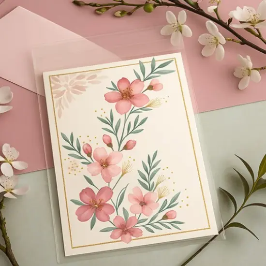 Crystal Clear Bags&reg; with Flap 4 5/8" x 5 3/4" 100 pack B54 {1}