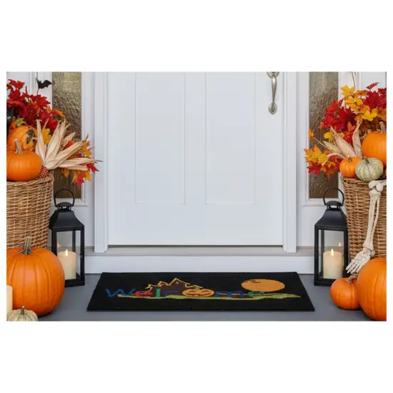 Halloween Welcome Doormat {6}