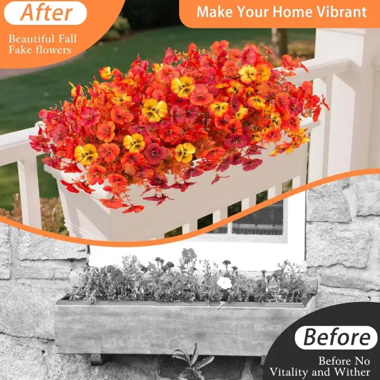 Artificial Fall Flowers for Outdoors Decoration {3}