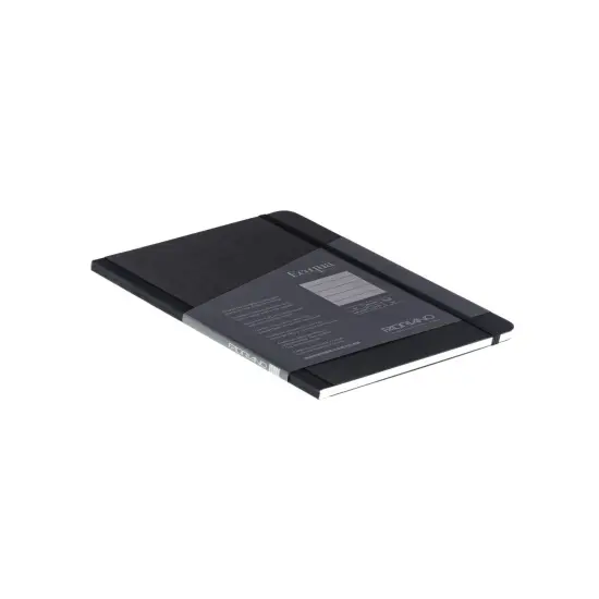 Fabriano Ecoqua Plus Sewn-Bound 100% Italian made Notebook Notebook, 5.8" x 8.3", A5 Black {4}