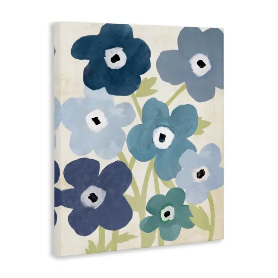 Stupell Industries Bright Blue Garden Buds Canvas By Susan Arnot {3}