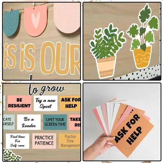 Boho Motivational Bulletin Board Set {3}
