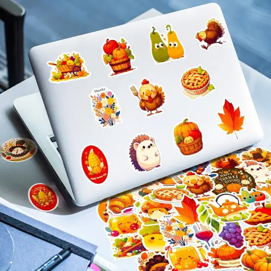 200PCS Thanksgiving Stickers {4}