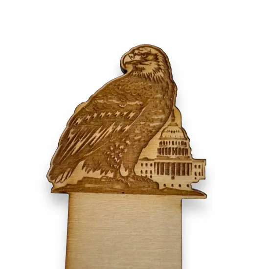 Bookmark - Capitol Eagle - Birch wood {2}