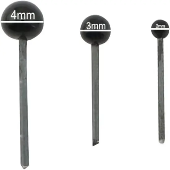 150PCS Black Plastic Safety Eyes {3}