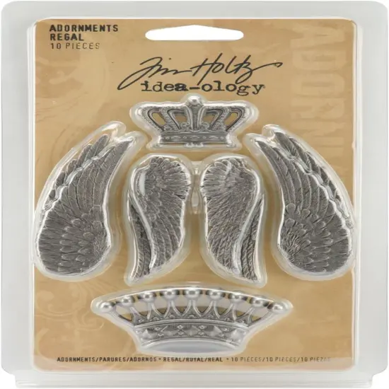 Metal Regal Adornments, 10 Charms per Pack {1}