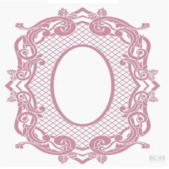 Crafter's Companion Vintage Rose Baroque Frame 2D Embossing Folder {2}
