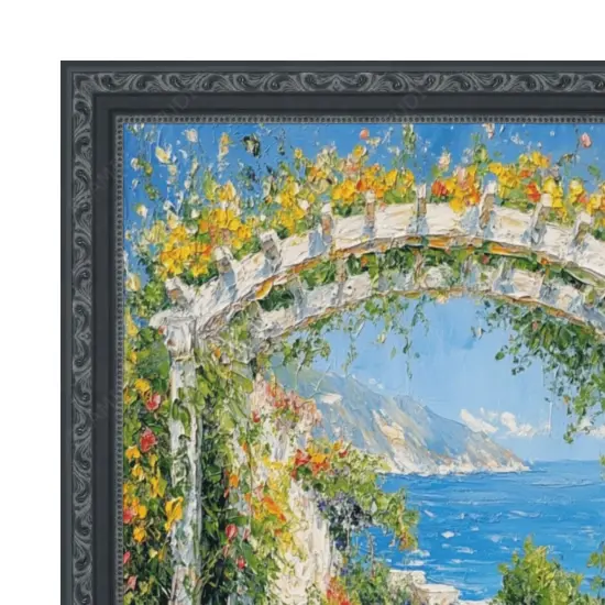 Beaded Black Scoop Picture Frame 18x24 frame {4}