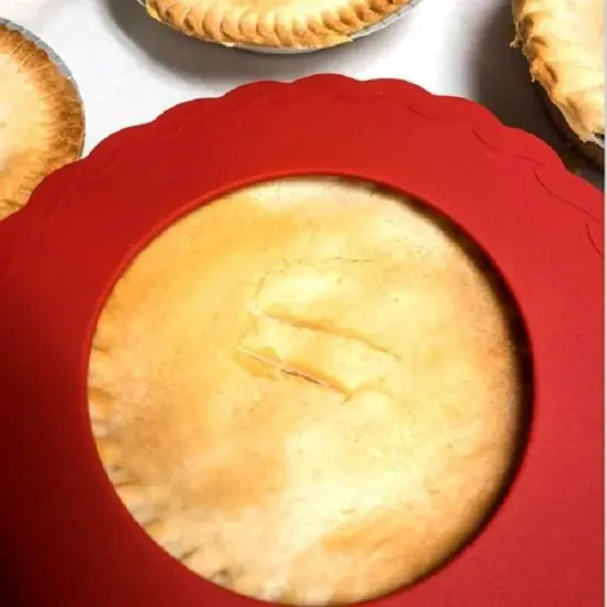 Norpro 6-inch Silicone Mini Pie Pan Shields, Set of 4, Keeps Pie Crust from Burning {6}