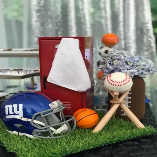 Wooden Baseball Stand, Baseball Holders for Display Balls Baseball Table Centerpieces for Baseball Players Fans Sports Lover {2}