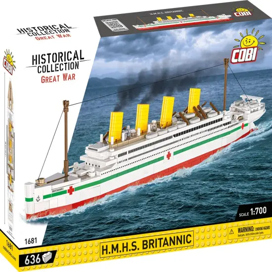 COBI Historical Collection H.M.H.S. Britannic Building Set, 636 Pieces {1}