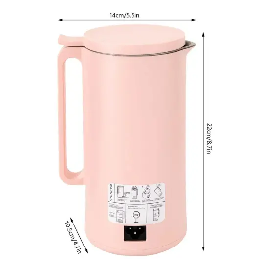 Automatic Homemade Nut Milk Maker Almond Oat Coconut Soybeans Nutrition Machine {3}