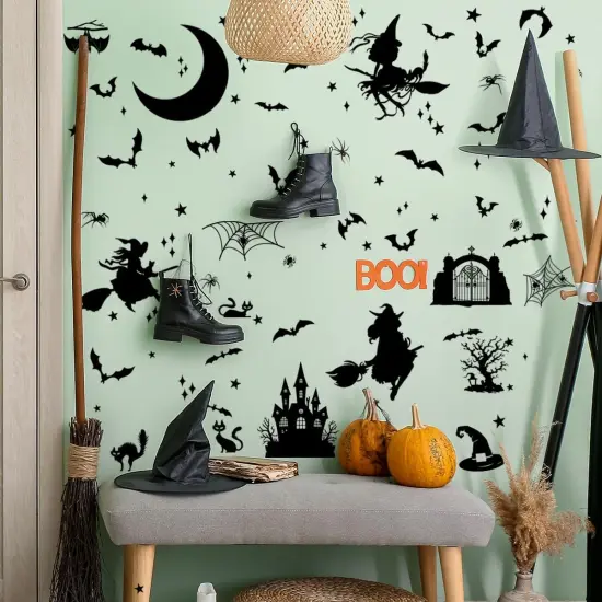 Halloween Witch Wall Decals {1}