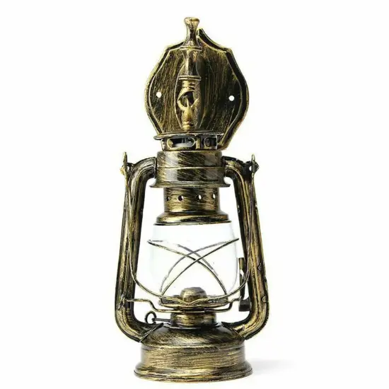 Indoor Garden Lamp Antique Exterior Wall Light Bronze Plastic Lantern Fixture {2}
