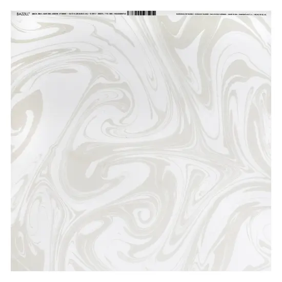 Bazzill Marble Cardstock 12x12"-Marshmallow {1}